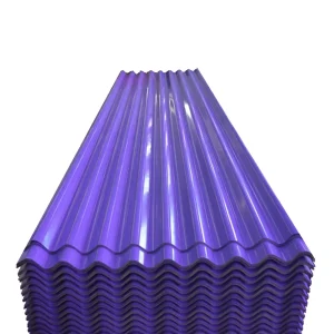 0.15mm-0.8mm Galvanized Corrugated Metal Roofing Steel Plate in Stock