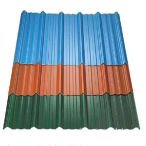 0.18mm~0.80mm PPGI Steel Roofing Sheet Corrugated Steel Sheet Zinc Coated Metal Iron Roofing Sheet for Building Roofing Material