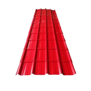 0.25mm 0.40mm 0.70mm Color Painted Zinc Coated Corrugated Metal Steel Roofing Sheets Roof Tiles