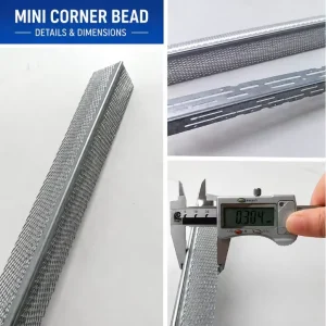 0.3/0.4/0.5 mm Thickness Galvanized or Stainless Steel Corner Bead for Apartment Wall Stucco Project