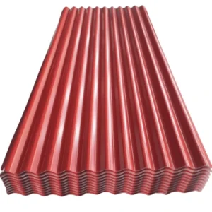0.35mm Color Coated Galvanized Metal PPGI Corrugated Steel Roofing Sheet for Sale