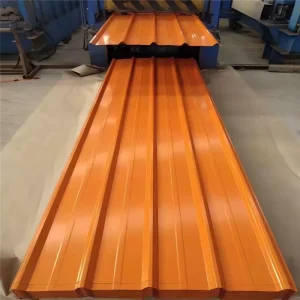 0.3mm 0.4mm 0.46mm Thick PPGI PPGL Color Coated Galvalume Roofing Corrugated Board for prefab gaurd wall