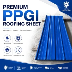0.5mm 1200mm Width Galvalume Trapezoidal Roof Sheet Z275 Premium Grade ASTM A792 CE Certified