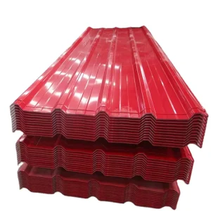 0.5mm Thickness Factory Supply Quality PPGI Prefab House RAL Color Coated Zinc Galvanized Corrugated Steel Sheets Roofing Tile