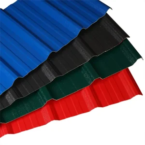 0.5mm Thickness RAL9002 Color Coated Corrugated Steel Roofing Sheet Zinc Coated PPGI With Custom Logo for Warehouse Construction