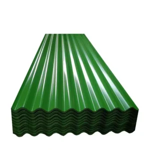 0.6Mm Thick Zinc Coated Prepainted Steel Corrugated Metal Roofing Sheet Durable Weather Resistant Customized