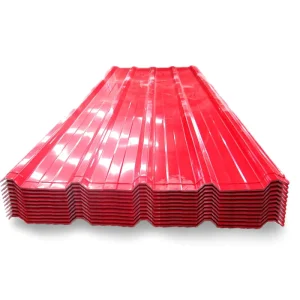 0.6mm Thick Zinc Coated Prepainted Steel Corrugated Metal Roofing Sheet Durable Weather Resistant Customized