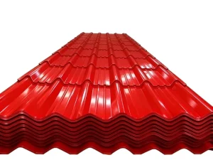 Ppgi Corrugated Steel Metal Roofing Sheet 0.6mm X 1200mm Color Coated Corrugated Plate