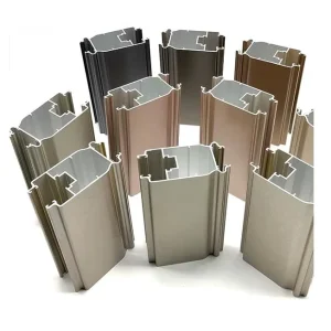 0.8 1.5mm Thickness Extruded Aluminum Profiles For Decoration Fluorocarbon Coating Surfaces