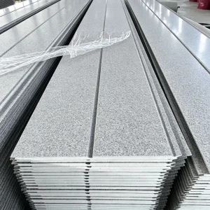 Outdoor Architectural Wall and Ceiling Decoration 10/16/20/25 mm Metal-Engraved Exterior Wall Panels, Polyurethane Sandwich Exterior Wall Panels