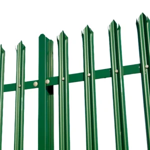 10 Gauge Galvanized Wrought Iron Steel Palisade Fencing Gate