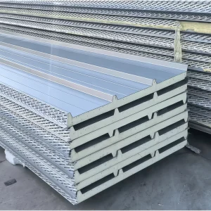 100 mm Thick Roof Sandwich Panels China Supplier Waterproof Outdoor Wall Roof Panels Building Warehouse Hotel Fireproof Steel
