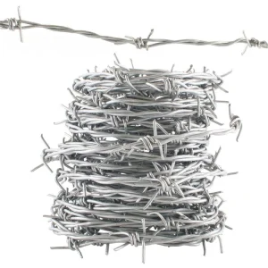 10kg Barbed Wire 14 Gauge Galvanized Barbed Wire 500m Roles Barbed Fencing Wire