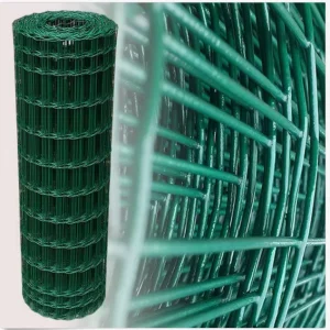 12 Gauge Green PVC-Coated Steel Welded Wire Mesh Fence Farming Trellis