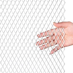 14-Gauge 304 Stainless Steel 24×16 Privacy Fence and Screen Door Mesh, Expanded Perforated Metal