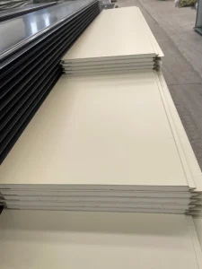 Sandwich Panel 16 mm Polyurethane Insulated Lightweight Eco-Friendly Metal Wall Panel, Fireproof and Waterproof Exterior Wall Panel