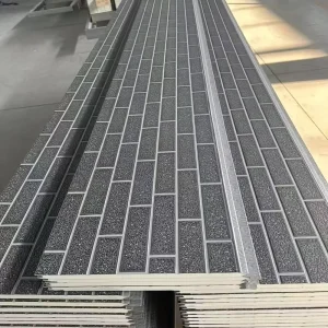 16 20 25mm Prefab House Building Metal Panel Steel Sandwich Panel Insulated Wall Panel Polyurethane Sandwich Panel