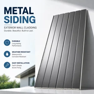 Modern 16 mm 20 mm Polyurethane Metal Wall Panels, Quick-Install Garage Wall Panels, Decorative Sandwich Panels
