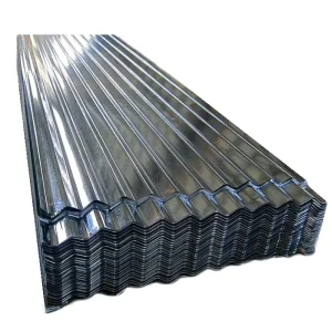 16 26 Gauge Coated Corrugated Hot Rolled High Strength Galvanized Steel Sheets Zinc Roofing for Prefab Houses JIS AISI SGCC
