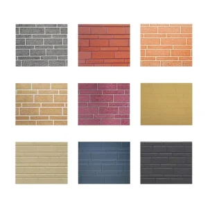 16 mm Metal Engraved Thermal Insulation Composite Panel Exterior Wall Decorative Metal Wall Panel