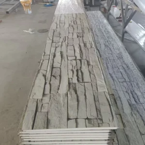 16 mm Energy-Saving Metal Sandwich Wall Panel for Hotel and Apartment Exterior Wall Decoration, Waterproof Building Exterior Wall Cladding