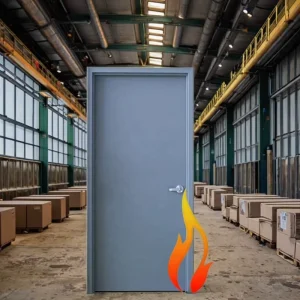 16 Gauge Zinc Galvanized Steel Commercial Interior Left Hand Hollow Metal Door Frame Jamb with Drywall Compression Anchors