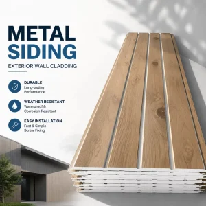 Low-Cost Insulated 16 mm/20 mm Decorative Polyurethane Metal Wall Panels, Fast-Installation Wall Cladding Sandwich Panels