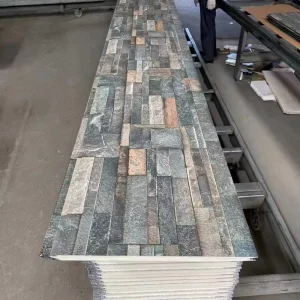 Sun-Resistant 16 mm/20 mm Low-Maintenance Metal Wall Panels, Decorative Exterior Wall Panels, Commercial Renovation Sandwich Panels