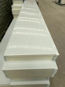 16 mm Insulated PU Sandwich Panel, Modern Eco-Friendly Metal Wall Panel, Fireproof, Waterproof and Durable Exterior Cladding Material