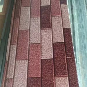 Lightweight 16 mm PU Polyurethane Sandwich Metal Wall Panel, High-Insulation Exterior Wall Panel