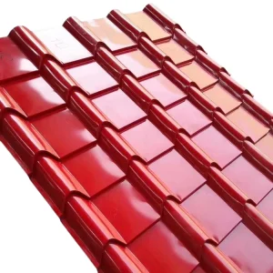 16Z 20Z Electrogalvanised Coloured Steel Sheet ASTM A879 Corrugated Roofing Panel for Warehouse Walls