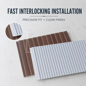 16mm Great Wall Texture Metal Carved PU Sandwich Panel Thermal Insulation Construction Material for Exterior Wall