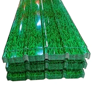 18 Gauge 32 Gauge Corrugated Steel Roofing Sheets 4×8 Galvanized Aluzinc Brown Metal Roof Panels
