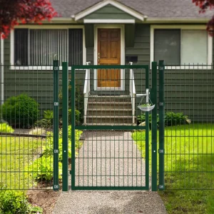 1×1.4m Heavy-Duty Wire Mesh Security Gate with Easy Installation