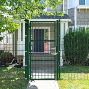 1x2m High Strength Long Lasting Metal Garden Gates Eco Friendly Custom Outdoor Composite Gates