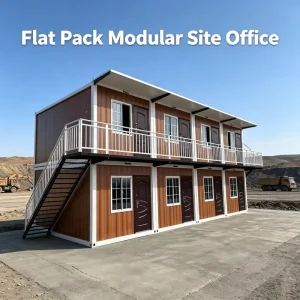 2 Storey Turn key Furnished Detachable Modular Worker Dormitory with Baked Painted Steel Frame for Oilfield Camp Housing