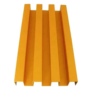 2.5 mm Exterior Architectural Curtain Wall Corrugated Panel, Aluminum Wall Cladding for Hotels, Metal