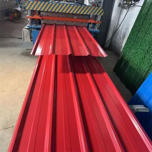 2.5mm Dx51d Galvanized Corrugated Iron Sheet Ppgi Corrugated Prepainted Roofing Steel Sheets