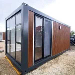 20 40 Ft Detachable Prefabricated Office Container Homes Movable Flat Pack Steel Container Mobile House with Easy Installation