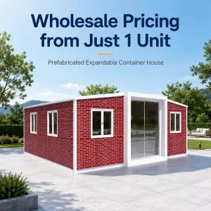 20 40 ft Quick Setup Luxury Prefabricated Expandable Container House Mobile 2 Bedroom Tiny House Modular Home for Family Living