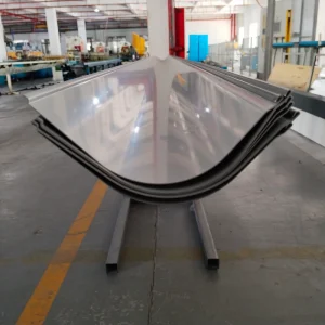 200-300mm Aluminum Half-Round Door Cover RS-CB-HR One-Piece Stamping Heat Dissipation & Dustproof