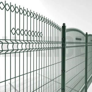 2000 mm, 2200 mm, 2500 mm Width ISO Certified Metal Welded Decorative Pedestrian Fences