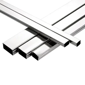 201 304 Stainless Steel Anti Corrosion Fireproof Rectangular Cable Trunking Silver Exposed Metal Cable Bridge Decorative