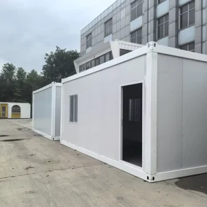 20FT Prefabricated Folding Container House Fast Assembly Portable Site Office and Worker Accommodation