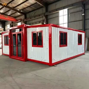 20ft 30ft 40ft Factory Direct Prefab Sandwich Panel Temporary Residential Office Modular Buildings Fold Expand Container Homes
