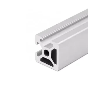 20x20mm Aluminum Extrusion Profile European Standard 6063 Non Alloy Silver White Cutting Service