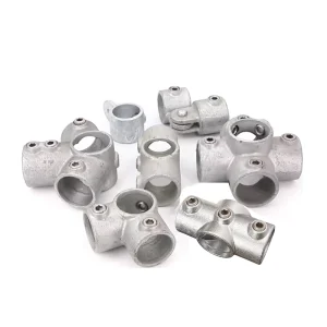 21.3mm-60.3mm Hot dip Galvanized Key Clamp Pipe Fittings for Guard Handrail