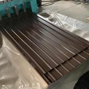 24 Gauge Galvalume Corrugated Roof Metal 0.4 0.5mm Roofing Sheet