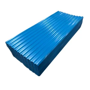 26 29 Gauge Industrial Corrugated Metal Steel Roofing Sheets Colour Coated Galvanized EN Standard Cutting Service