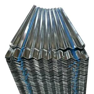 26 Gauge Galvanized Corrugated Metal Roofing Panels BWG34 0.5mm Thick Metal GI Iron Roofing Tiles